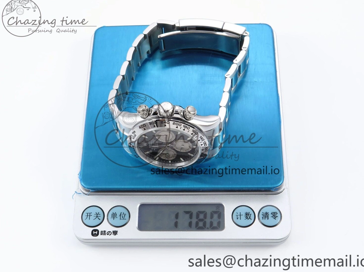 SS Best Daytona Weight） (Gain QF V6 Edition on SH4131 Silver 1:1 Black 126509 Bracelet Dial 0505